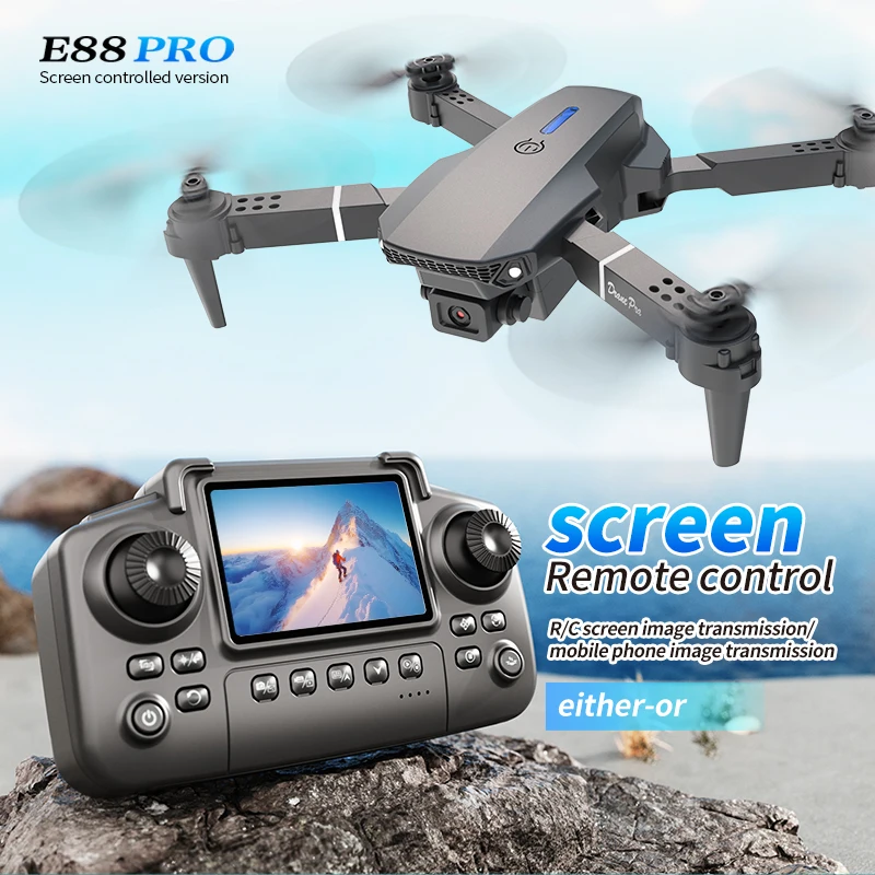 โดรนรุ่น Professional E88 PRO  - Drone Camera Professional บทวิจารณ์และราคา