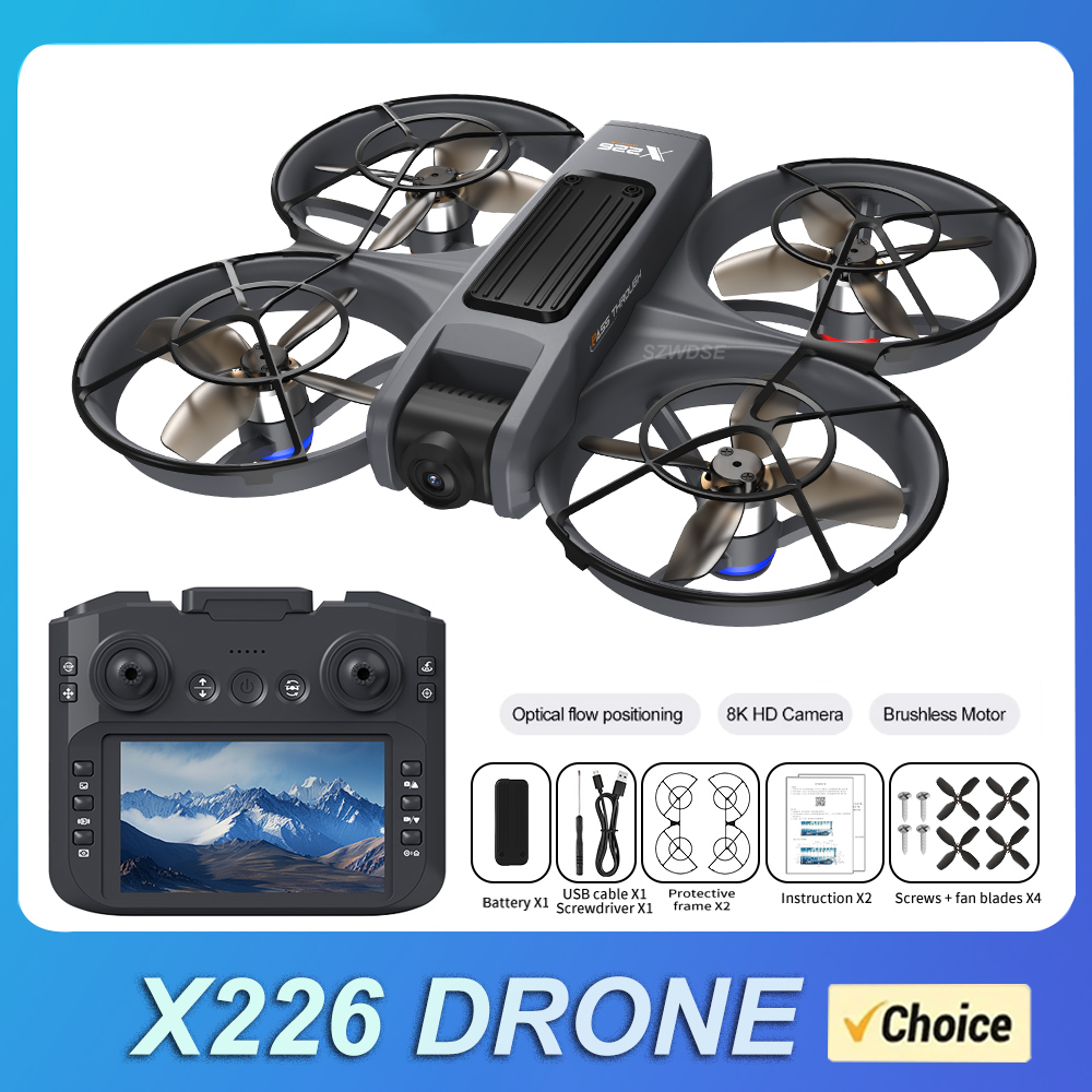 โดรนรุ่นใหม่ X226 RC 2.4G 5G W - Drone Camera 4K บทวิจารณ์และราคา