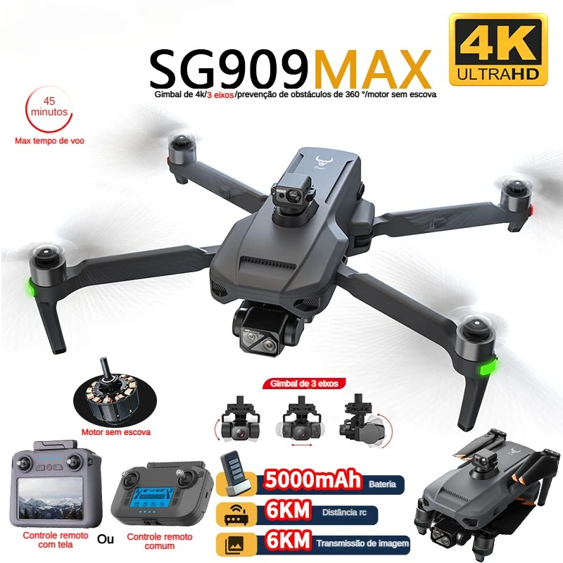 ZLL SG909 SG909MAX Professiona - Drone Camera 4K บทวิจารณ์และราคา